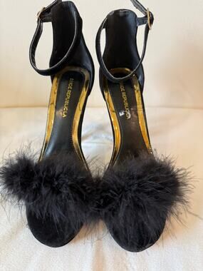 Shoe Republica Platform Stiletto Heel Women Size 8 Black Open Toe Ankle Strap